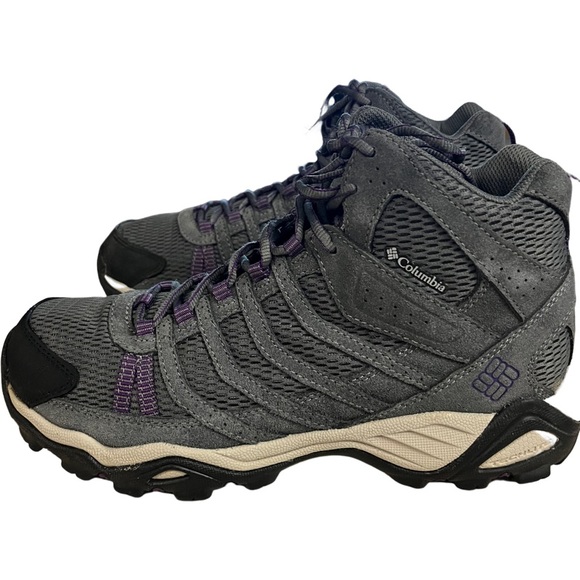 Columbia Womens Helvatia Mid Omni Grip BL3912-046 Gray trail Boots Size US 10 - Picture 2 of 9